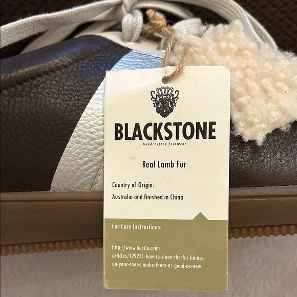 Blackstone SG 41 Brown and Tan Sheep Skin Lined Sneaker size 47/13 - Picture 3 of 10